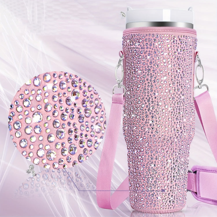 FrostSip sparkle cup carrier in pink