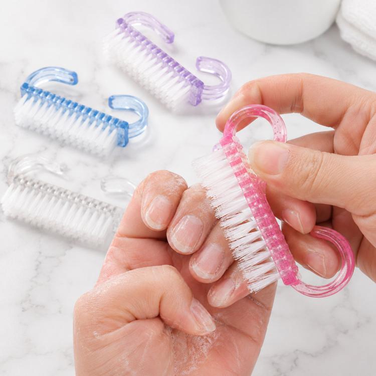 Mini Nail Scrub Brush 4-Pack